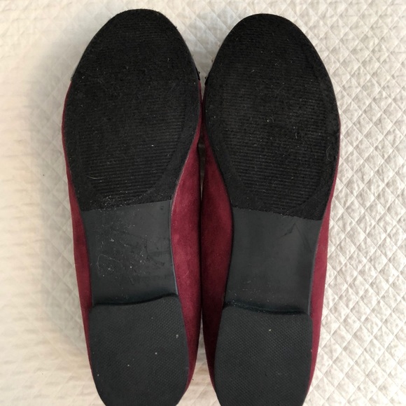 Merlot Suede Flat - Picture 6 of 6